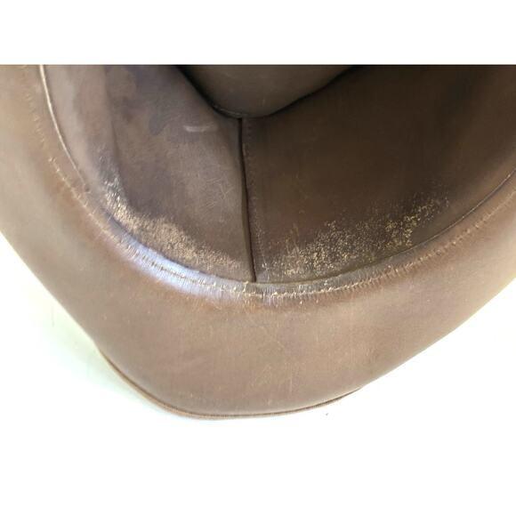 Skully’s by Henschel Suede Leather Hat – Brown (Large, Vintage) - Picture 6 of 6